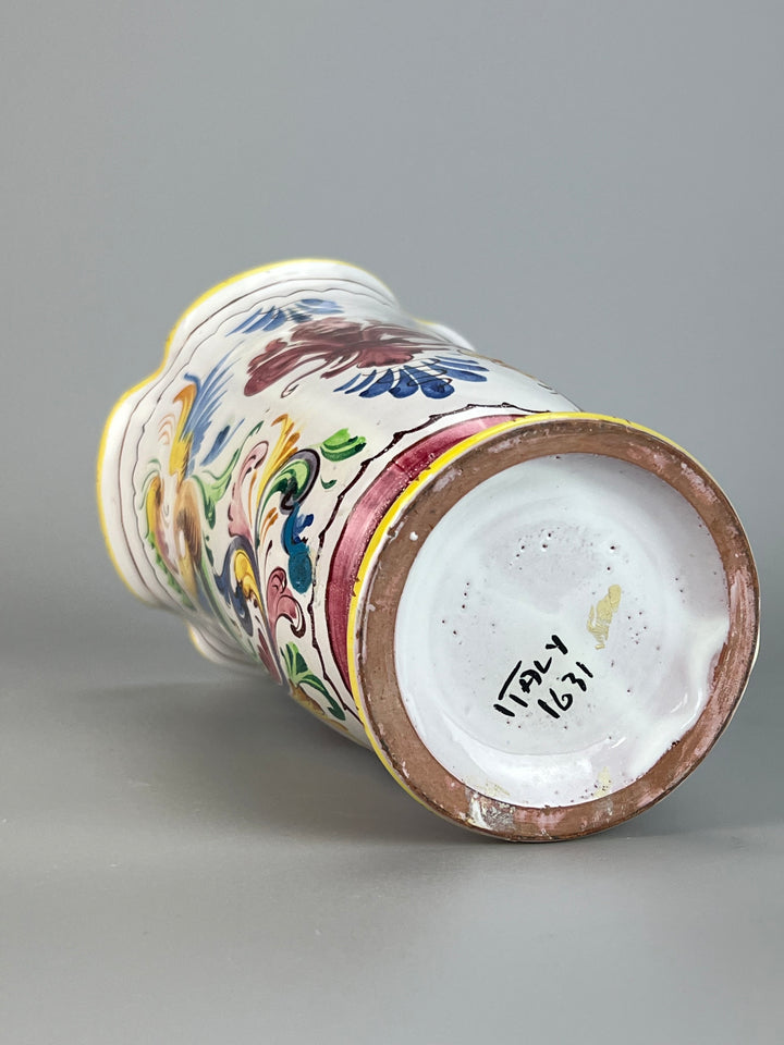 Vaso ceramica italiana dipinto a mano