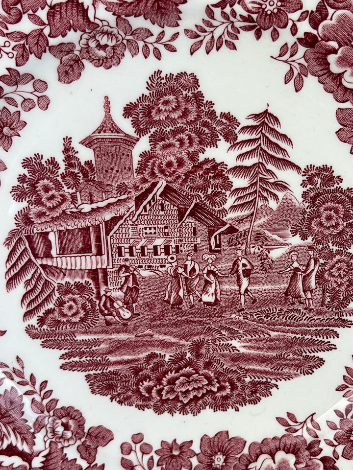 Piatto ceramica Wedgwood Avon Cottage