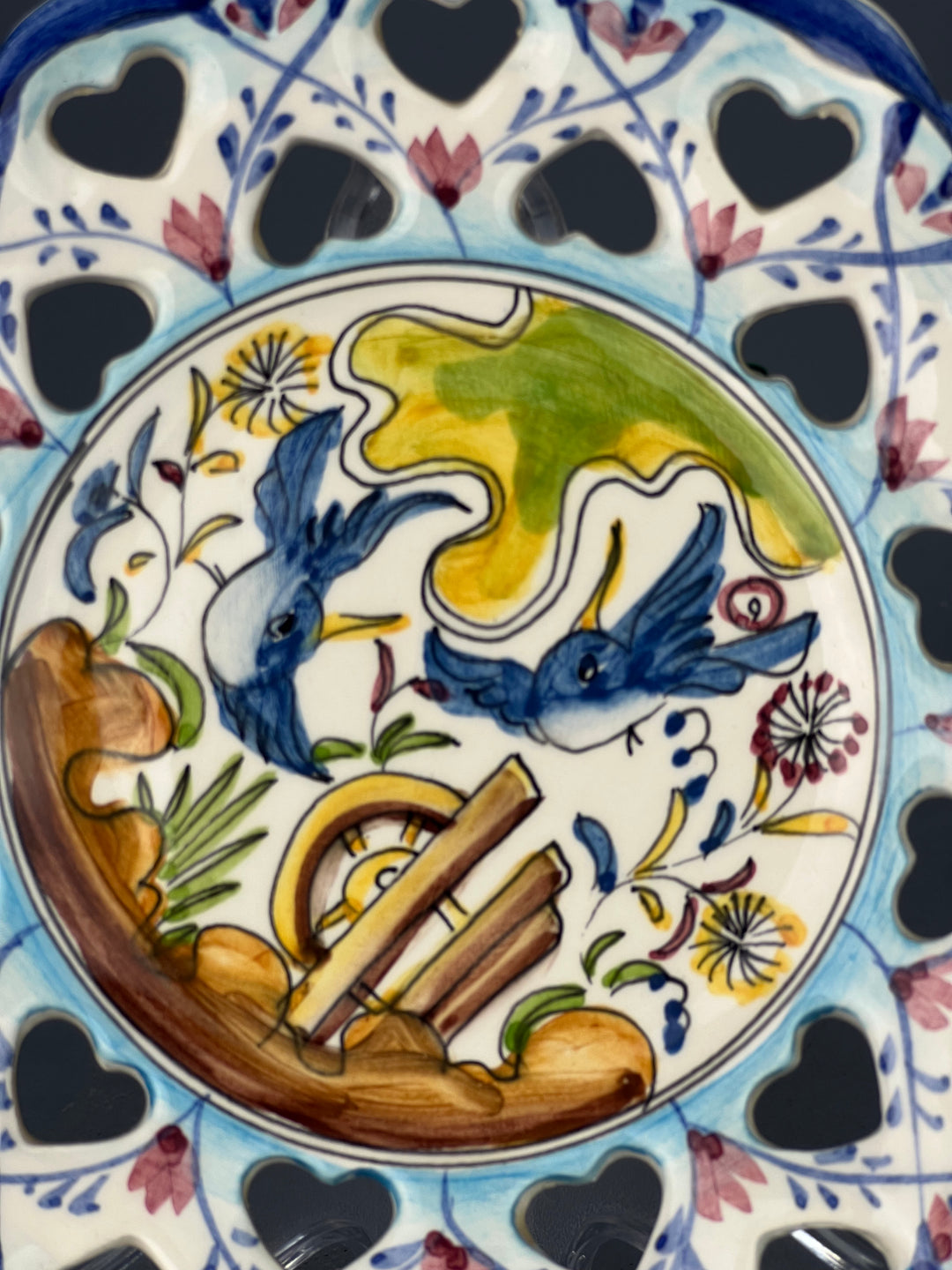 Piatto da muro ceramica portoghese
