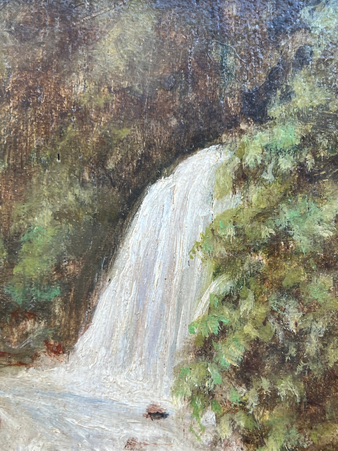 Quadro Dipinto olio su tela cascata